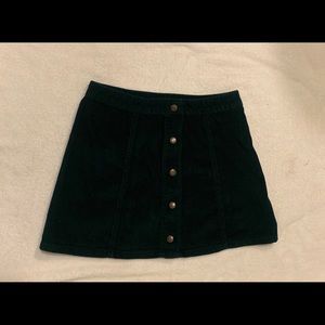 Forever 21 Skirt dark green